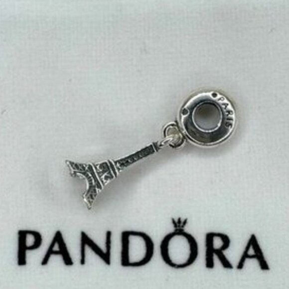 Pandora Paris Eiffel Tower Dangle Charm - Picture 3 of 3